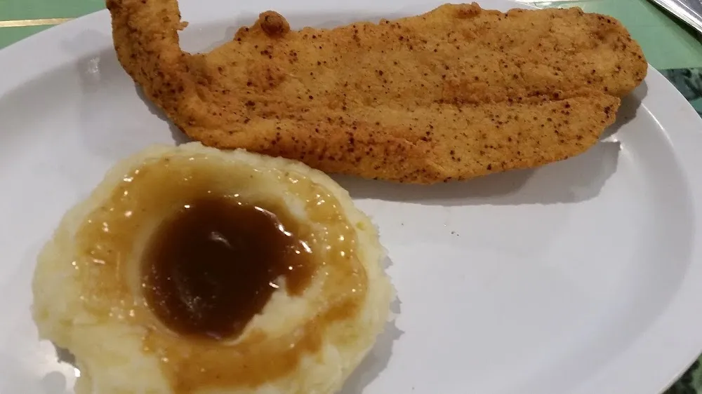 Mashed Potatoes and Fish
