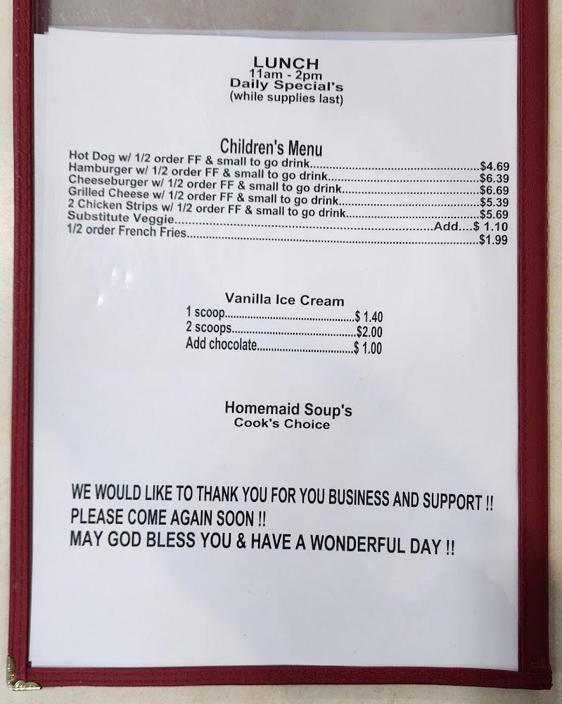 Big Red's Place Menu image 1